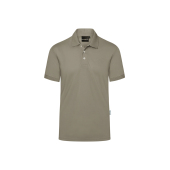 PM 6 Men's Workwear Polo Shirt Modern-Flair, from Sustainable Material , 51% GRS Certified Recycled Polyester / 47% Conventional Cotton / 2% Conventional Elastane - sage - 4XL