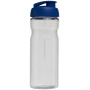 H2O Active® Base 650 ml sportfles met flipcapdeksel - Transparant/Blauw