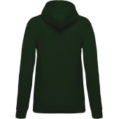 Eco damessweater met capuchon Forest Green XS