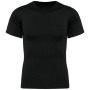 Ecologisch tweede huid heren-T-shirt met korte mouwen Black XXL/3XL
