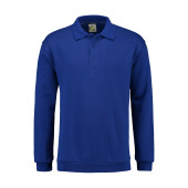L&S Polosweater for him Royal Blue S