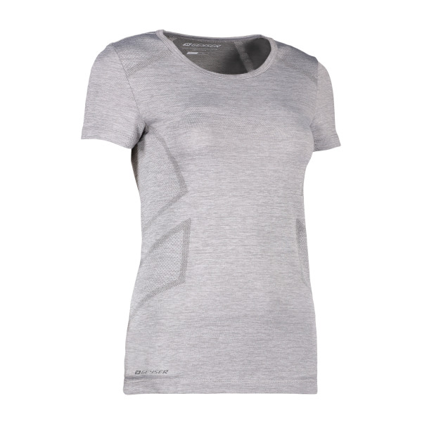GEYSER T-shirt | seamless | women - Grey melange, XS