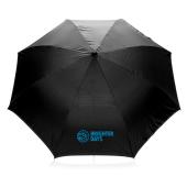 Swiss Peak 23" auto open reversible paraplu, zwart