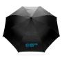 Swiss Peak 23" auto open reversible paraplu, zwart