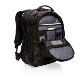 Outdoor laptop rugtas, zwart