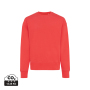 Iqoniq Kruger relaxed recycled cotton crew neck, luscious red (M)