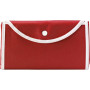 Non-woven (80 g/m²) opvouwbare tas Francesca rood