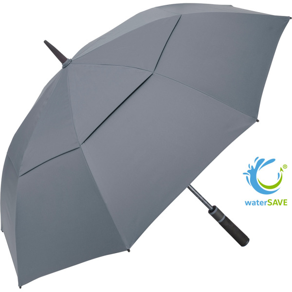 AC golf umbrella FARE® Doubleface XL Vent - grey wS/black