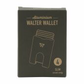 Walter Wallet Recycled Aluminium Slim -4- korthållare
