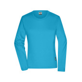 Ladies' Workwear-Longsleeve-T - turquoise - 4XL