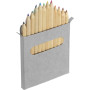 Wooden pencil set Devin grey