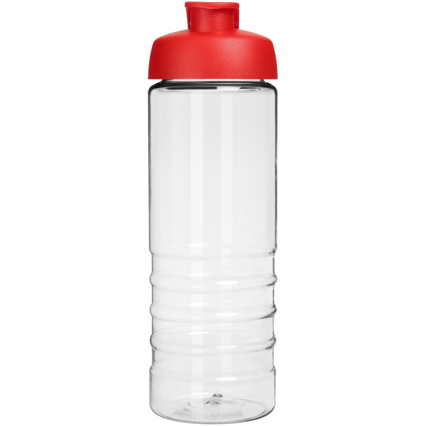 H2O Active® Treble 750 ml flip lid sport bottle - Transparent/Red