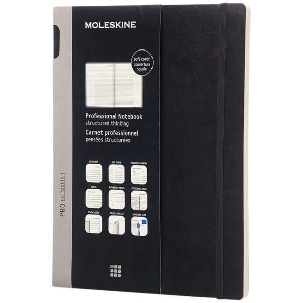 Moleskine Pro notebook XL softcover