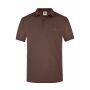 Men´s Workwear Polo Pocket - brown - 4XL