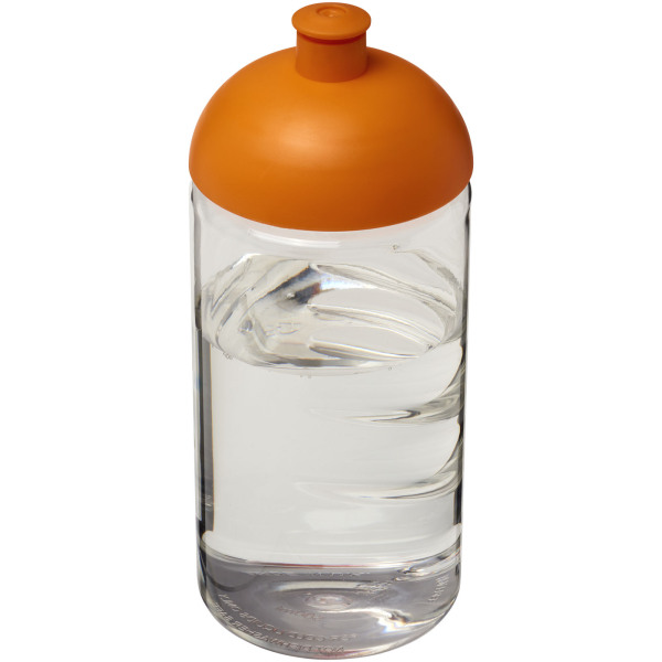 H2O Active® Bop 500 ml bidon met koepeldeksel - Transparant/Oranje