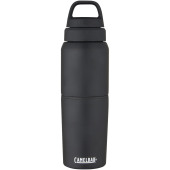 CamelBak® MultiBev vacuümgeïsoleerde roestvrijstalen fles van 500 ml en mok van 350 ml - Zwart