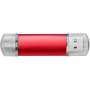 Aluminium On-the-Go (OTG) USB-stick - Rood - 64GB