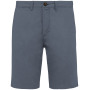 Heren bermuda  chino- 235 gr/m2 Mineral Grey 50 FR