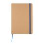 A5 kraft notebook, blue