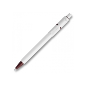 Ball pen Baron hardcolour (RX210 refill) - White / Dark red