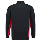 Polosweater Bicolor Borstzak 302001 Navy-Red 4XL
