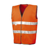 Motorist Safety Vest - Fluorescent Orange - S/M