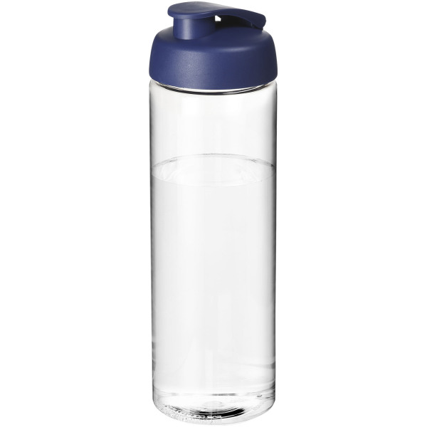 H2O Active® Vibe 850 ml flip lid sport bottle - Transparent/Blue