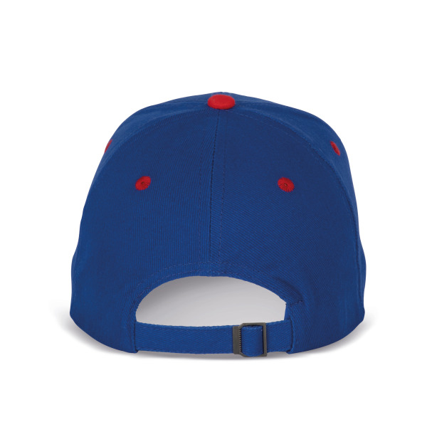 6-Panel-Kappe Royal Blue / Red One Size