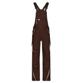 Workwear Pants with Bib - COLOR - - brown/stone - 60