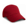 Heavy Cotton Drill Cap - Red - One Size