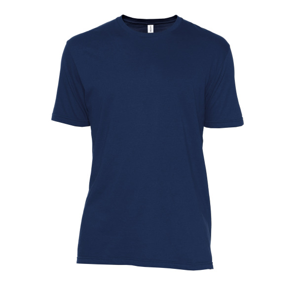 Buisvormig T-shirt voor volwassenen met print Softstyle Navy S