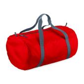 BagBase Packaway Barrel Bag, Classic Red, ONE, Bagbase