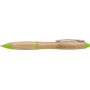 Bamboe balpen Hetty lime