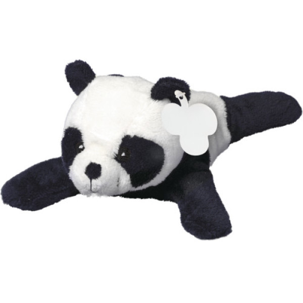 Pluche panda Leila zwart/wit