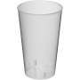Arena 375 ml plastic tumbler - Transparent white