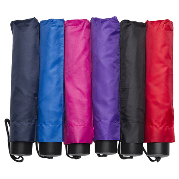 Opvouwbare paraplu, wisselende kleuren, assorti