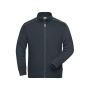 Men's Workwear Sweat-Jacket - SOLID - - carbon - 6XL