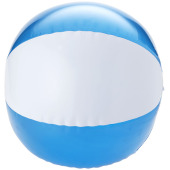Bondi stevige en transparante strandbal - Transparant blauw/Wit