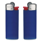 BIC® J25 Standaard aansteker J25 Lighter BO dark blue_BA white_FO red_HO chrome