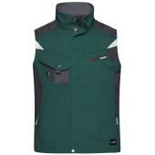 Workwear Vest - STRONG - - dark-green/black - 6XL