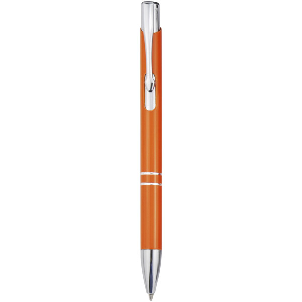 Moneta aluminium click ballpoint pen - Orange