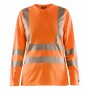 Dames UV-T-shirt lange mouwen High Vis
