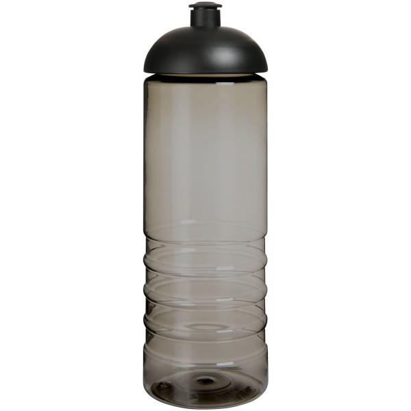 H2O Active® Eco Treble 750 ml dome lid sport bottle - Charcoal/Solid black