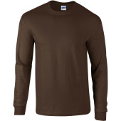 Ultra Cotton™ Classic Fit Adult Long Sleeve T-Shirt Dark Chocolate S