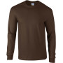 Ultra Cotton™ Classic Fit Adult Long Sleeve T-Shirt Dark Chocolate XXL