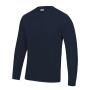 AWDis Cool Long Sleeve Wicking T-Shirt, French Navy, S, Just Cool