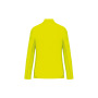 Sportshirt met lange mouwen ¼ rits voor heren Fluorescent Yellow XS