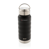 Swiss Peak Elite copper vacuüm fles met hendel, zwart