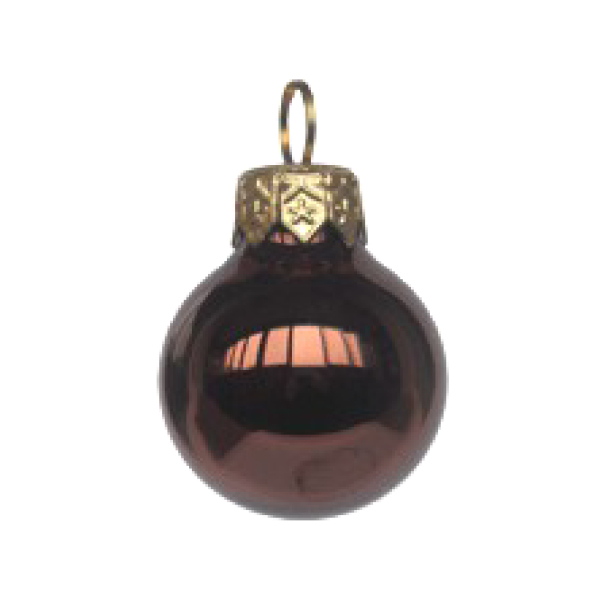 Glass Christmas Baubles - glossy effect
