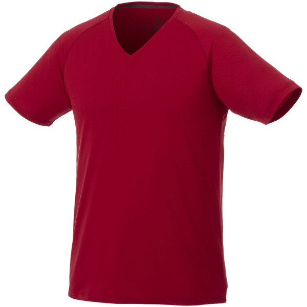Amery short sleeve men's cool fit v-neck t-shirt - Red - XS